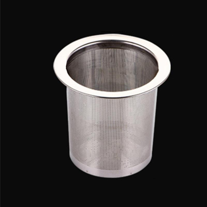 Stainless Steel Tea Leak Binaural Tea Filter With Cover Reusable Tea Strainers Tea Infusers Kitchen Teapot Coffee Tea Drinking Accessories