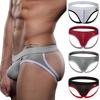 Мужское нижнее белье с открытой спиной, трусы, сексуальные сетчатые стринги, стринги, шорты бикини