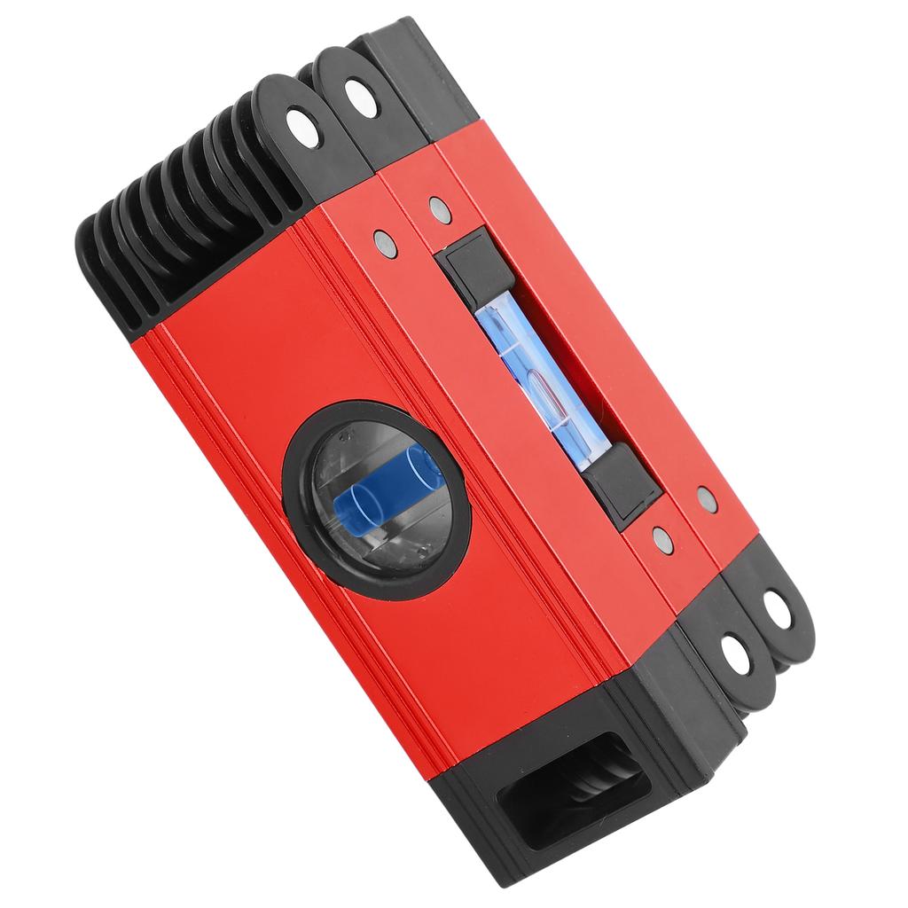 Магнитный Складной Уровень 3 Секции Гибкий Уровень Многоугольный Деревообрабатывающий Уровень Измерительный Инструмент Красный