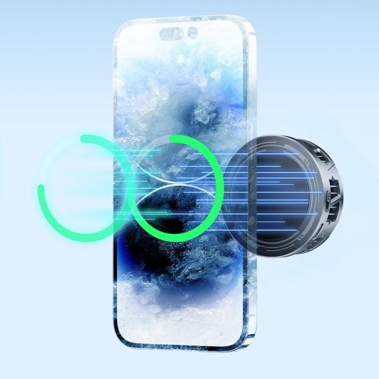 Удобный вентилятор охлаждения телефона Увеличенная площадь охлаждения Компактное быстрое охлаждение