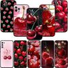 LO24 Чехол для телефона с мягкой оболочкой «Вишня» для Xiaomi Poco C40 C50 C51 C55 C65 C71 C75 F3 F5 F6 F7 M2 M3 Pro Ultra