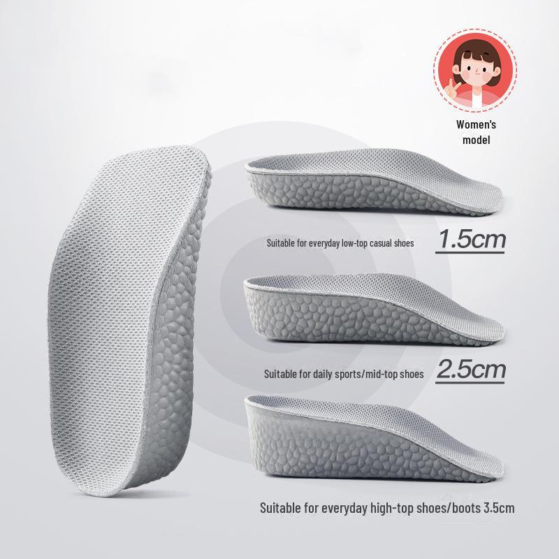 Женские стельки с поддержкой свода стопы: Неразрушающиеся, невидимые семиточечные подъемные подушечки для попкорна.