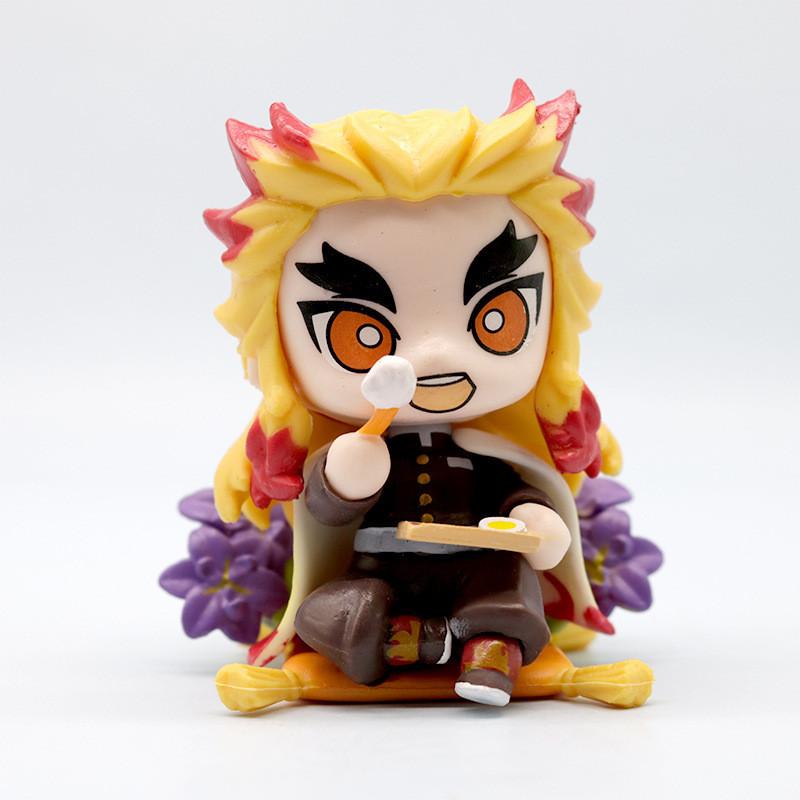 Demon Slayer Pvc Figure Series With Birth Flower Themes For Home Decor And Fans