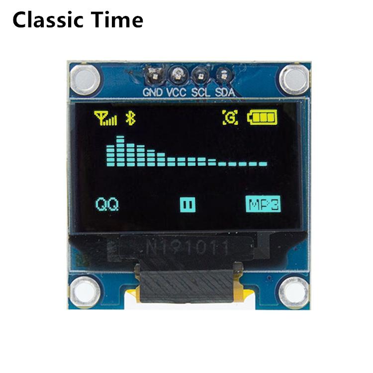 0.96 Inch IIC SPI Serial 4Pin White/Blue/Yellow Blue/ OLED Display Module SSD1315 12864 LCD Screen Board for Arduino