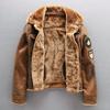 Mens Windbreaker Leather Jackets Military Casual Bomber Coat Male Clothing Winter Autumn Motor Biker Jacket Men Outwear