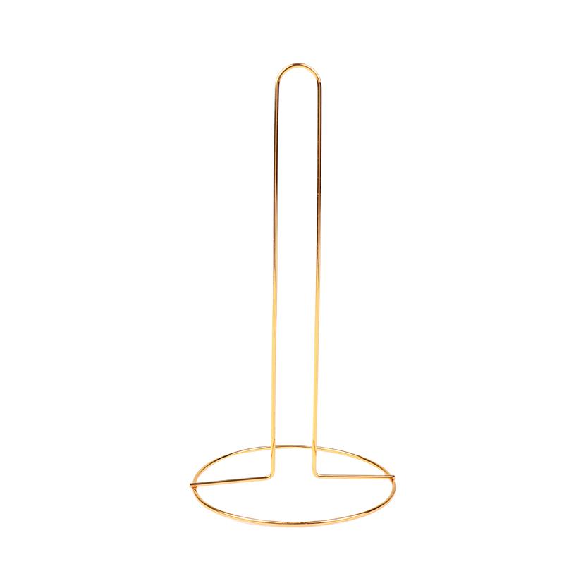 1Pc Iron Kitchen Roll Paper Towel Holder Bathroom Paper Towel Holder Dining Table Vertical Napkin Holder Kitchen Storage Rack