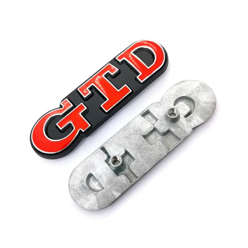 VW Polo Golf 4 5 1pcs Car 3D Metal GTD Decals Head Grill Emblem Rear Badge For VW VOLKSWAGEN Golf 2 4 5 6 7 8 R MK4 MK5 MK6 MK7 Styling Sticker