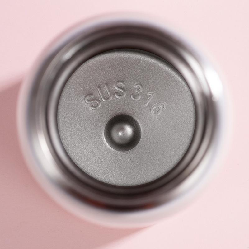 Портативная чашка для воды, термос, 280 мл, термосы, портативная термос-чашка из нержавеющей стали, бутылка для воды, кружка для чая, офисный термос