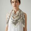 Breathable Cashew Nut Print Silk Scarf Korean Style Square Handkerchief Small Scarves  Beach