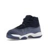 Air Jordan 11 Retro Midnight Navy Velvet женские кроссовки синий металлик-серебристый белый AR0715-441