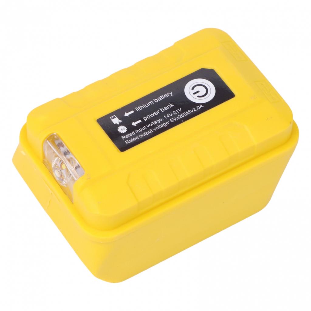 Dual USB Battery Adapter for Dewalt For DCB203 For DCB200 with LED Indicator