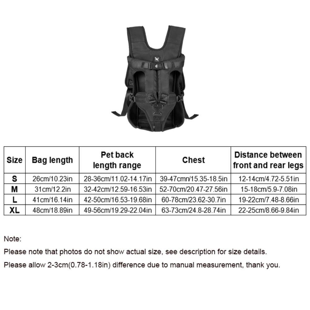 Регулируемые рюкзаки-переноски для собак Hands Free Dog Outgoing Bag Практичные рюкзаки Pet Front Backpacks Spring