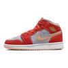 Air 1 Mid SE GS Denim Red Kids Sneakers Cinnabar Hemp White DM4384-600