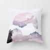 Nordic Style Black White Geometric Pillow Office Sofa Living Room Bed Headrest Car Sleeping Pillowcase Customizable Pp Cotton