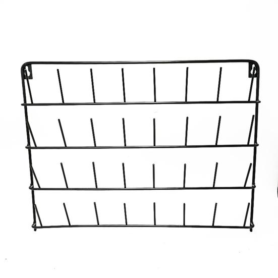 Стойка для катушек с нитками, настенный держатель для хранения, устойчивый к коррозии, настенный держатель для катушек с нитками, органайзер для сережек, ожерелий