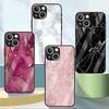 Роскошный стеклянный чехол с мраморным узором для Apple iPhone 13 Pro 11 14 12 7 8 Plus SE 2022 XR X XS Max 6 6S закаленный чехол для телефона