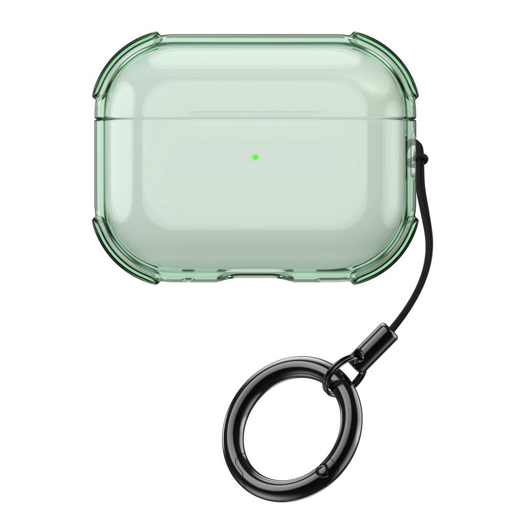Чехол для наушников для Apple AirPods Pro3 Прозрачный чехол Противоударный чехол для наушников AirPods Pro 3 Защитная крышка с крючком