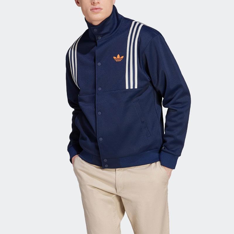 adidas Мужская куртка Originals SS23 Adicolor 70s Retro Series Track Top Deep-Indigo IP6978