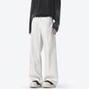 White Old Jeans Men's Commute American Versatile Wide-leg Casual Trousers