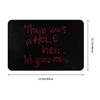 There Was a Hole Here It’s Gone Now Silent Hill Quote Anti-slip Doormat Floor Mat for Kitchen Entrance Home Bedroom Footpad Mats