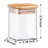 10Pcs Food Storage Jars Glass Jar Pantry Organization Multipurpose Small Canister