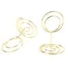 20Pc Round Shaped Table Number Stands Gold/Rose Gold Table Number Holder  Wedding Centerpieces