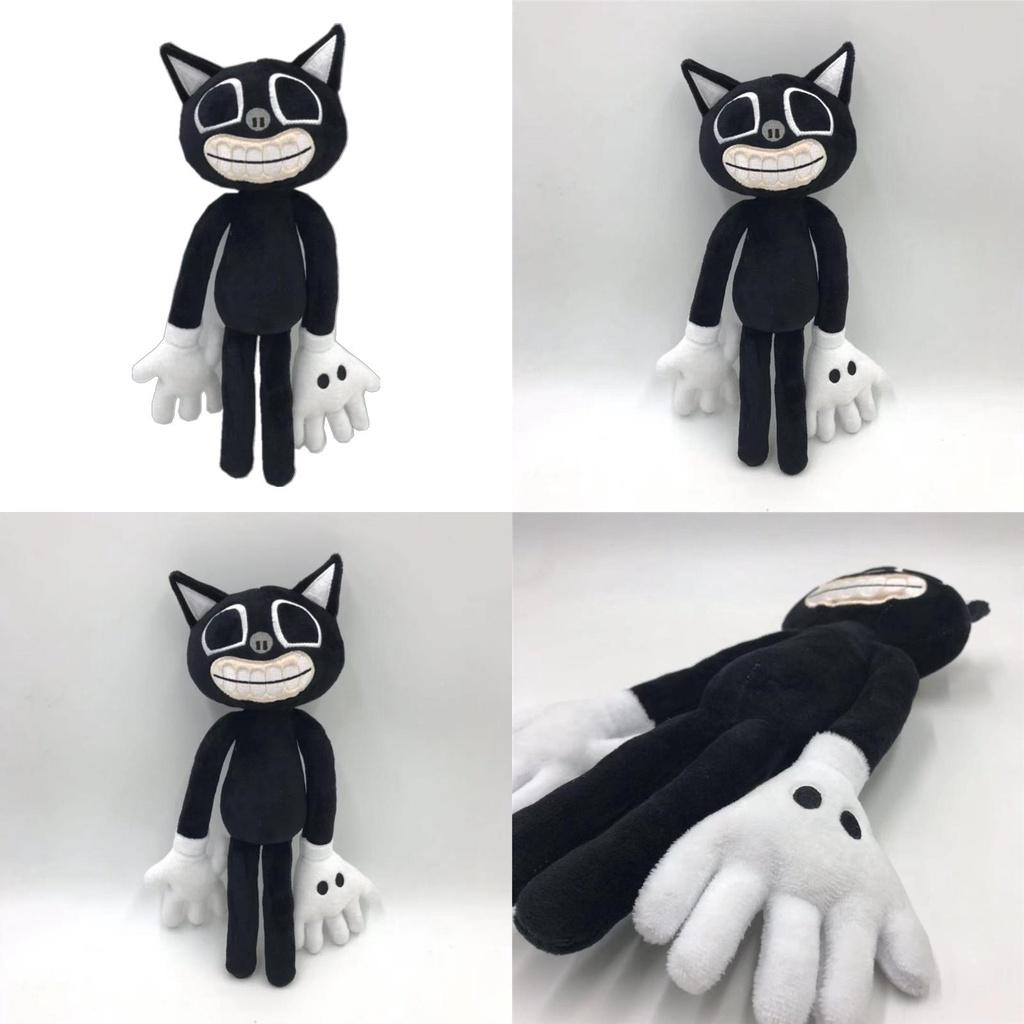 Серия Siren Head Плюшевая игрушка Черный кот Мягкая набивная кукла Идеально подходит для поклонников ужасов