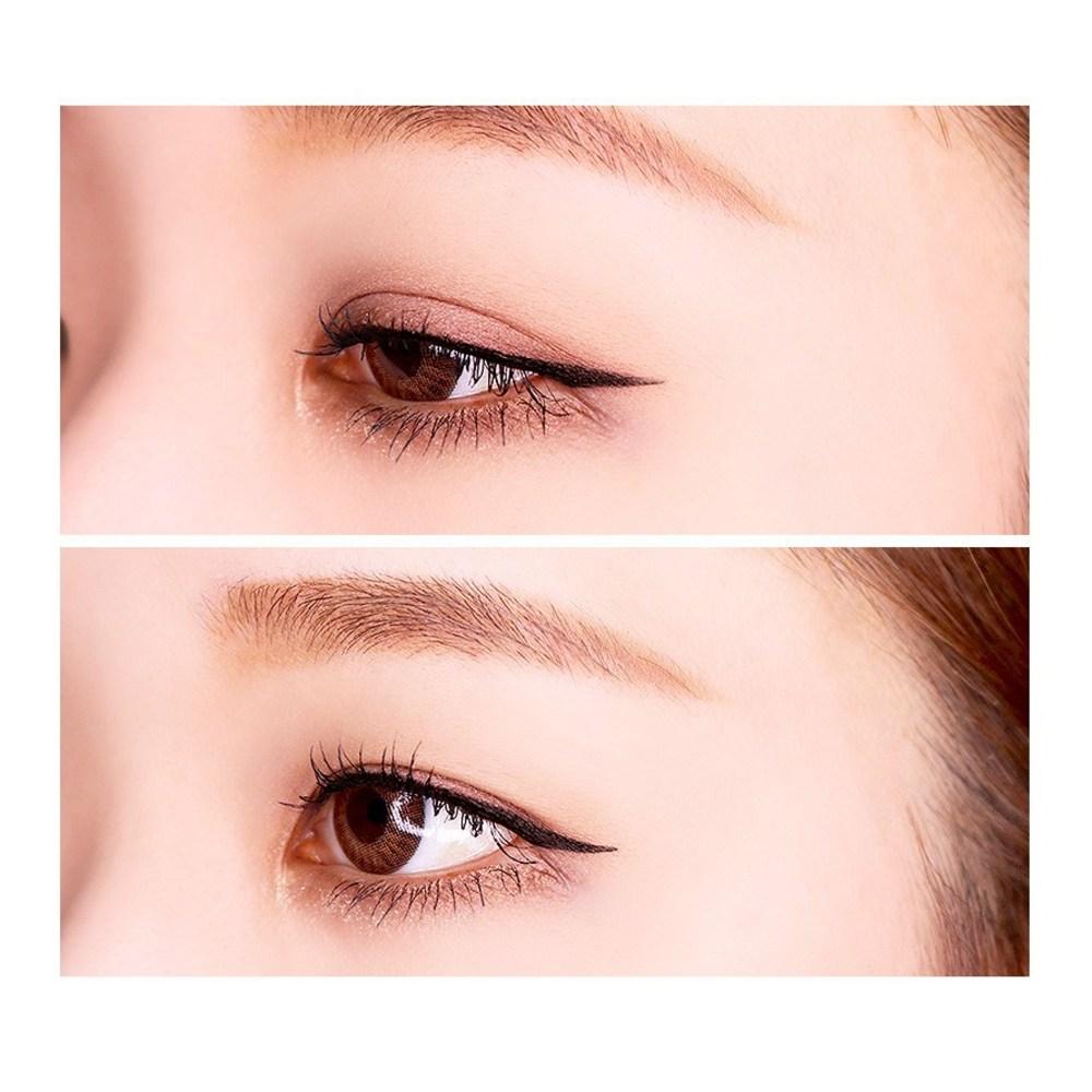 J.Mu 1+1 тушь для ресниц с эффектом неразмазывания + подводка для глаз, подкручивающая тушь + карандаш черного цвета, 1 шт.