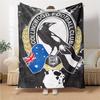 1Pc Lion'S Pride Symbol Blanket For Couch Bed Plush Cozy Fuzzy Blanket Super Soft Warm Blankets For Fall And Winter 0918229