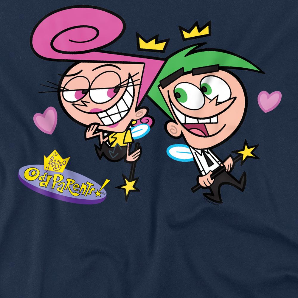 Fairly Odd Parents Unisex Adult Cosmo & Wanda T-Shirt