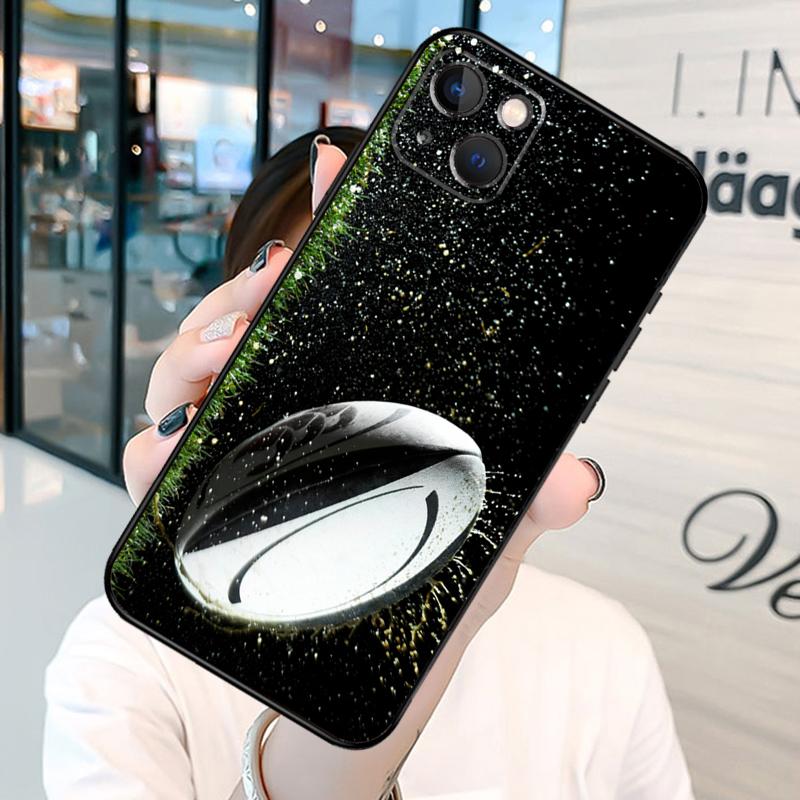 Rugby Ball Funda For IPhone 18 13 14 15 16 Pro Max 11 14 15 16 Pro Max XR Plus X XS Max 12 Mini Covers Coque