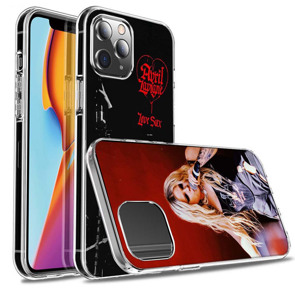 Чехол для телефона с Аврил Лавин Для iPhone 16E 15 Pro 14 Plus 17E 16 17 Pro Max Air 11 12 13 Mini Ударопрочный Capa Милый Чехол