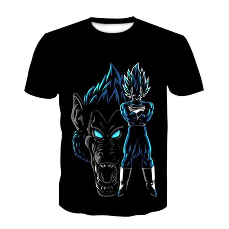 Kids Clothes Anime Dragon Ball Boy Girls Tshirt T-shirt Goku 3D Printed Short Sleeve Harajuku Men Tops Tees Boys Girls Clothing