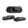 1/64 Scale Bugatti La Voiture Noire Diecast Model Car with Metal Chassis and Shock-Absorbing Design, Perfect for Collectible Model Decoration (Color: