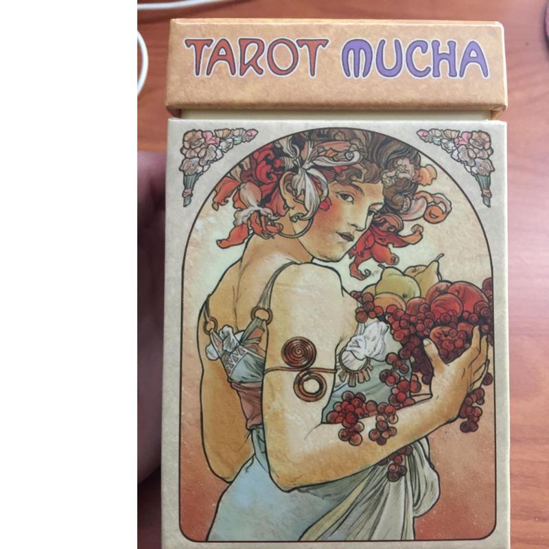 Mucha Tarot Cards English Version Board Game Card