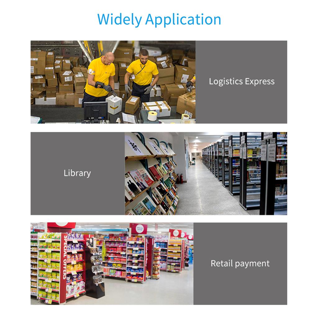 Ручной сканер штрих-кодов 1D/2D/QR, беспроводной BT и проводной USB-считыватель штрих-кодов 2,4G, CMOS-датчик изображения