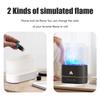 Flame Humidifier Essential Oil Diffuser Cool Mist Humidifiers for Bedroom 200 Ml Mini Air Small