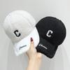 Unisex Embroidered Letter Baseball Caps, Polyester Fleece Lined, Adjustable Curve Brim, Lightweight, Warm Outdoor Sports Casual Hats, Hand Washable