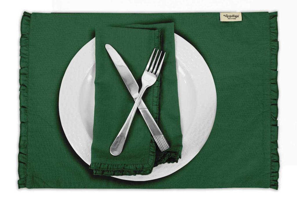 Vargottam Черный домашний декор, двусторонний декор стола, оборки, салфетки, двусторонний обеденный коврик-набор