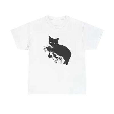 Money Cat Shirt Money Cat Unisex Cotton Tee