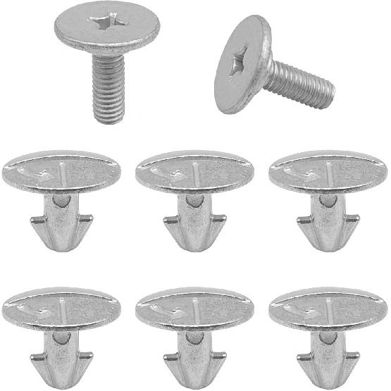 Lower Engine Cover Bolt Pin Screws, Radiator Engine Access Cover Pin and Lower Cover Bolt Lower Engine Cover Pin Screw Compatible with Honda Civic