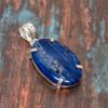 Великолепный ювелирный кулон ручной работы из твердого серебра 925 пробы с драгоценным камнем содалитом
