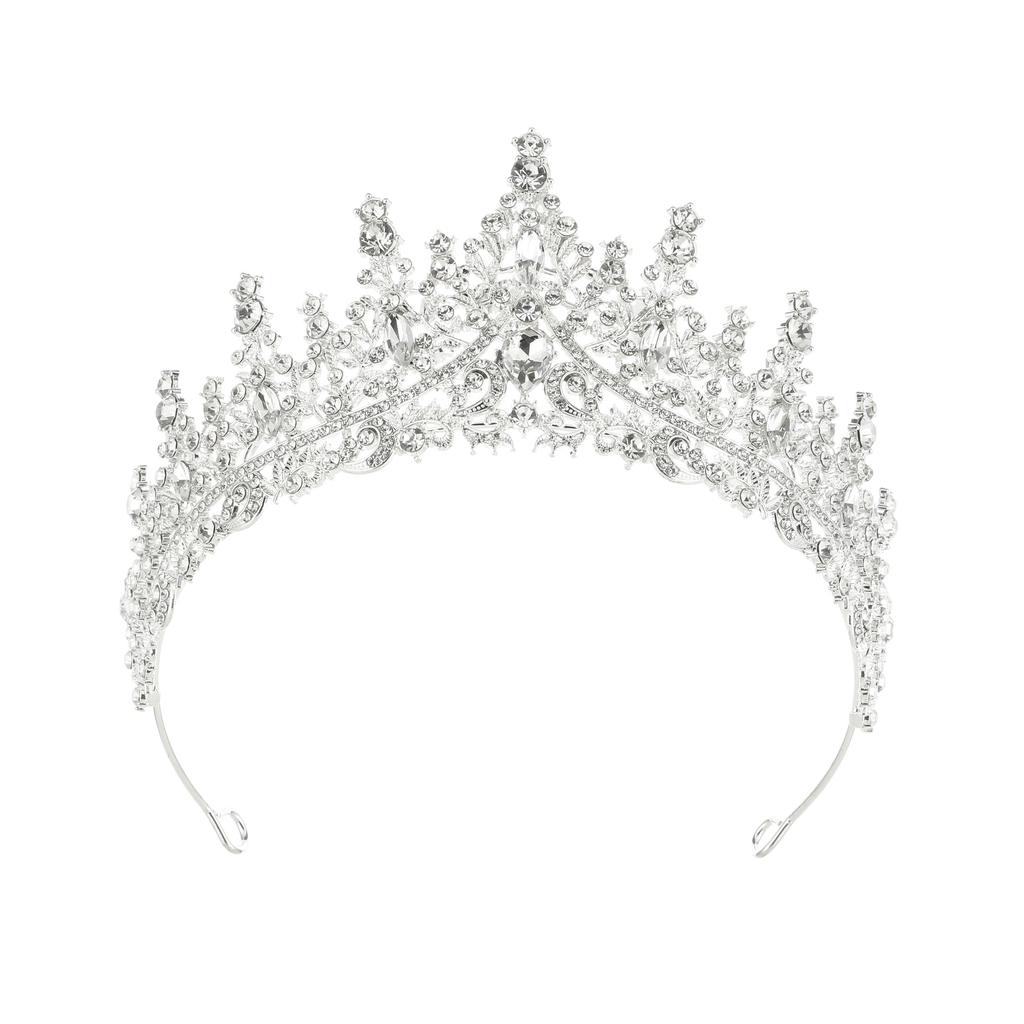 Crown Headdress Birthday Headband Queen Bride Alloy Hair Accessories Party Crown Rhinestone