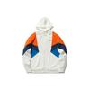 Li Ning Sport Fashion Series Color Block Loose Hooded Jacket Unisex Jacket Off-White AWDR370-1