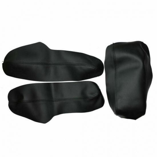 3pcs Leather Car Armrest Box Cover Repalcement Pad For Honda Civic 10th w/ Tape