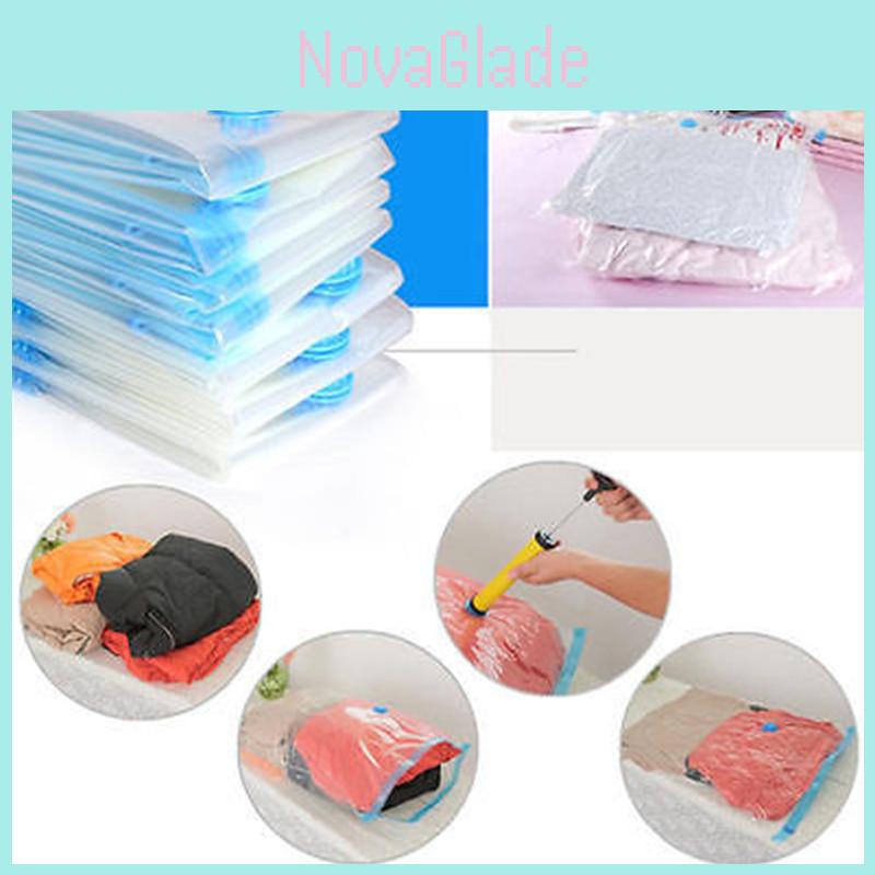 Oem Vacuum Compression Bags For Clothes And Comforters With Seal Lock For Space Optimization