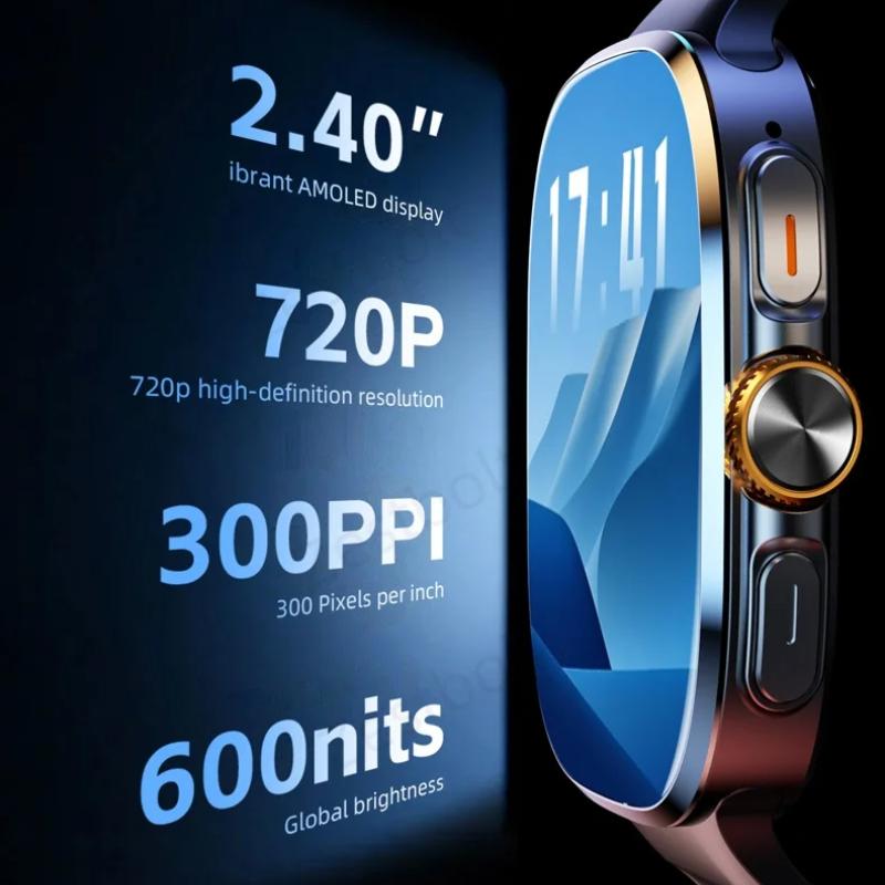 2025 Новые 4G 5G LTE Android 10.0 Смарт-часы 2,4-дюймовый Большой Amoled Экран Игровые Смарт-часы Батарея 2100 мАч для Мужчин Женщин Взрослых Студентов