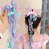 Mermaid Ribbons Hairpin Children's Barretes New Bow Hair Clips for Kids