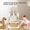 Portable Dining Chair Cover Baby PU Leather Dining Chair Pad for PegPerego Siesta Zero3 Baoneo Kosmic Jane