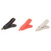 3Pcs P2005 Copper Gold Plated Alligator Clip LCR Kelvin Test Clip 10A